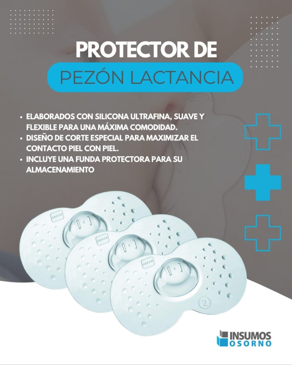 MAM Protector pezones para lactancia talla M 2 unidades 